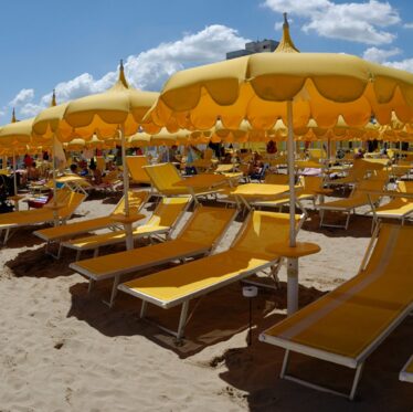 Ombrellone pagoda spiaggia - Tessitura Selva - arredi e attrezzatura da spiaggia, piscina e giardini