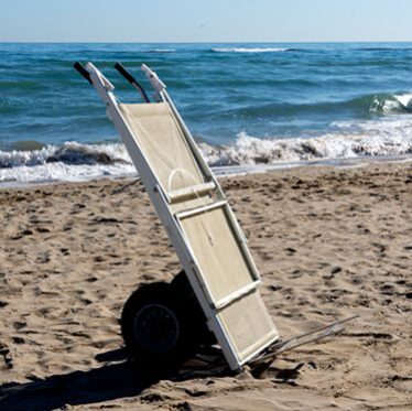 spiaggia carrello - Tessitura Selva - arredi e attrezzatura da spiaggia e giardini